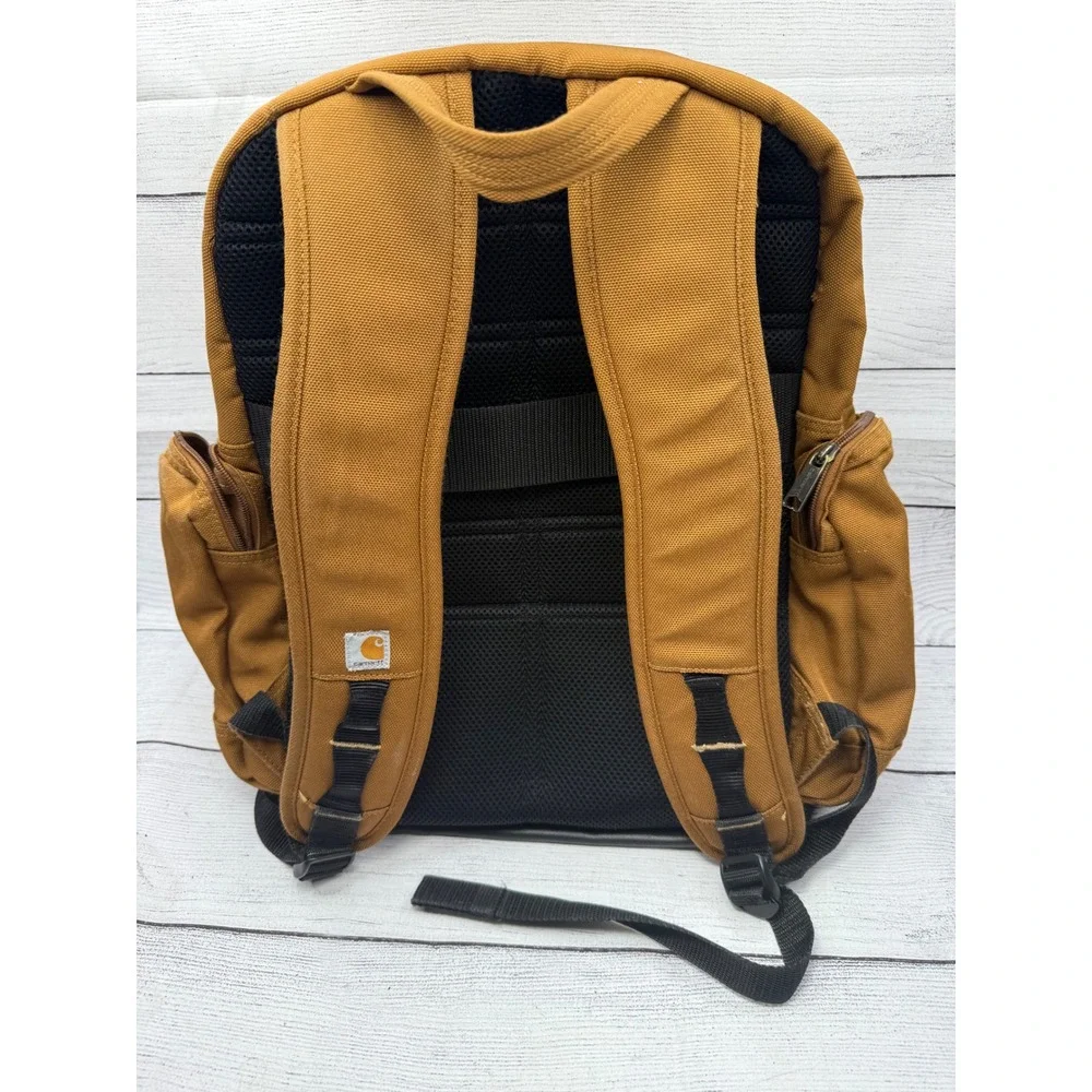 Carhartt Brown Backpack Work School Book Bag‎ Travel Durable